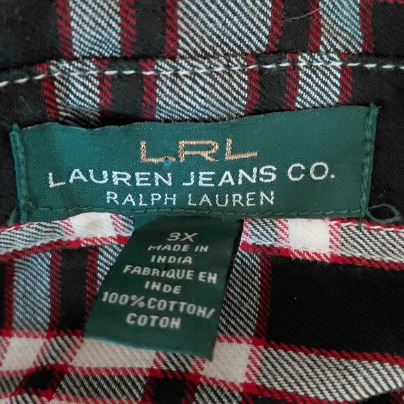 Lauren Ralph Lauren Bundle 3X Tops Blouses Buttons Women Cotton Classic - Picture 11 of 12